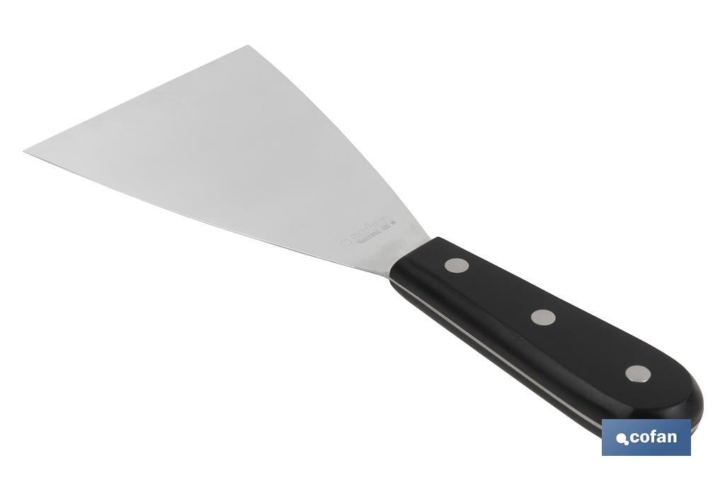ESPÁTULA PLANCHA ACERO 10 cm 3 ESPÁTULA PLANCHA ACERO 10 cm - Imagen 3