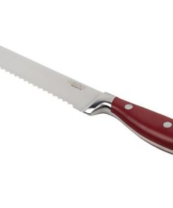 Alternative view of CUCHILLO PANERO HOJA 21cm MODELO AGUACEJO ROJO