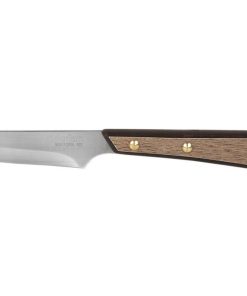 PACK 3 CUCHILLO DE MESA CON FILO HOJA 10cm  MODELO GULASH COLOR NOGAL
