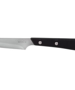 PACK 3 CUCHILLO DE MESA CON FILO HOJA 10cm  MODELO GULASH NEGRO
