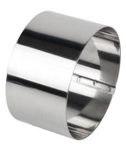MOLDE REDONDO PARA EMPLATAR ACERO INOXIDABLE 8 X 4.5 CM 7 MOLDE REDONDO PARA EMPLATAR ACERO INOXIDABLE 8 X 4.5 CM