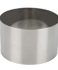 Alternative view of MOLDE REDONDO PARA EMPLATAR ACERO INOXIDABLE  10 X 6 CM