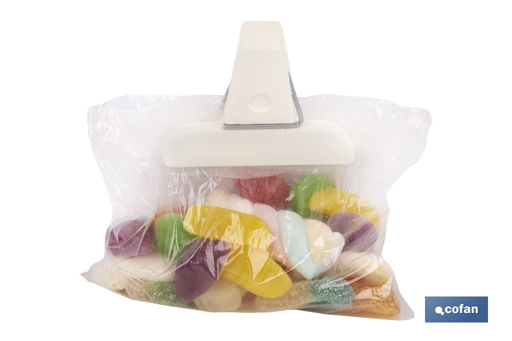 PACK DE 2 PINZAS PARA CERRAR BOLSAS DE COMIDA 7,5 X 5,5 CM 3 PACK DE 2 PINZAS PARA CERRAR BOLSAS DE COMIDA 7,5 X 5,5 CM - Imagen 3