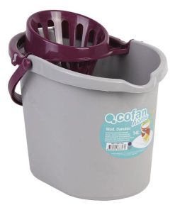 CUBO ESCURRIDOR 14L.MORADO