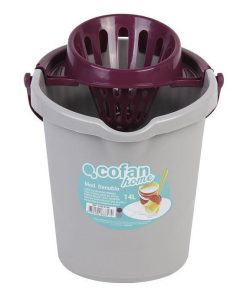 CUBO ESCURRIDOR 14L.MORADO