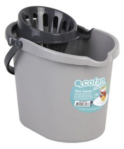 CUBO ESCURRIDOR 14 L GRIS CLARO