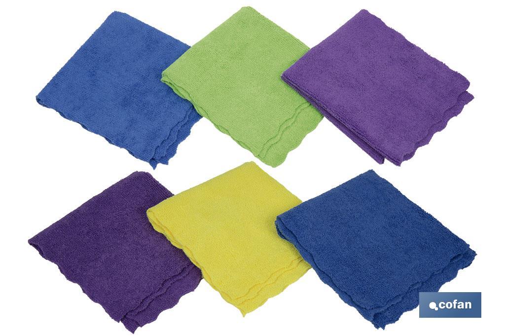 PACK DE 3 BAYETAS MICROFIBRA 30x30cm 3 PACK DE 3 BAYETAS MICROFIBRA 30x30cm - Imagen 3