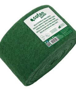 ROLLO ESTROPAJO FIBRA FUERTE VERDE 14X6 m