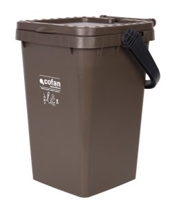 Alternative view of CONTENEDOR MARRON PARA RESIDUOS ORGANICOS  25L