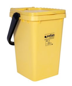 Alternative view of CONTENEDOR AMARILLO PARA PLASTICOS-LATAS, 25L.