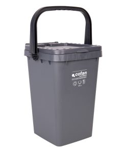 CONTENEDOR GRIS PARA RESTOS  25L.