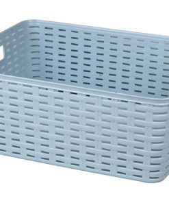 CESTA MULTIUSOS 12L 36X28x13.5cm GRIS venta unitaria 6 CESTA MULTIUSOS 12L 36X28x13.5cm GRIS venta unitaria
