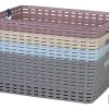 CESTA MULTIUSOS 12L 36X28X13.5cm ROSA PALO 8 CESTA MULTIUSOS 12L 36X28X13.5cm ROSA PALO