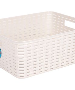 CESTA MULTIUSOS 12L 36X28X13.5 cm BEIGE