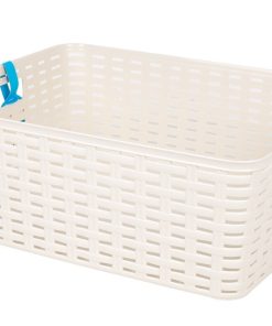 CESTA MULTIUSOS 12L 36X28X13.5 cm BEIGE 6 CESTA MULTIUSOS 12L 36X28X13.5 cm BEIGE