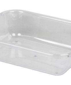 BANDEJA 18.5X14.5X5.5cm MULTIUSOS TRANSPARENTE venta unitaria
