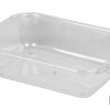 BANDEJA 18.5X14.5X5.5cm MULTIUSOS TRANSPARENTE
