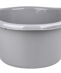 BARREÑO REDONDO ASAS 15L GRIS  42X39.5X25cm
