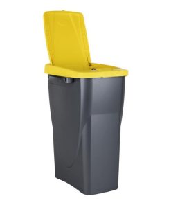 Alternative view of CUBO DE BASURA PARA RECICLAR 15 LITROS  COLOR AMARILLO 20 X 31 X 42 CM