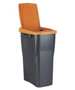 Alternative view of CUBO DE BASURA PARA RECICLAR 15 LITROS  COLOR NARANJA 20 X 31 X 42 CM
