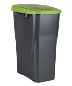 CUBO DE BASURA PARA RECICLAR 15 LITROS  COLOR VERDE 20 X 31 X 42 CM