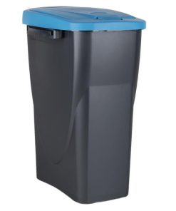 CUBO DE BASURA PARA RECICLAR 15 LITROS  COLOR AZUL 20 X 31  X 42 CM