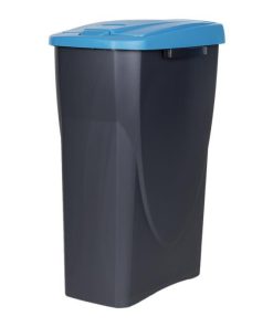CUBO DE BASURA PARA RECICLAR 25 LITROS  COLOR AZUL 21.5 X 36 X 51 CM