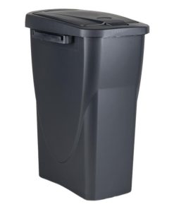 CUBO DE BASURA PARA RECICLAR 15 LITROS  COLOR GRIS 20 X 31 X 42 CM