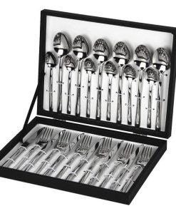 CUBERTERIA INOX MODELO BARI 24 pcs C-18/10 2,5 mm