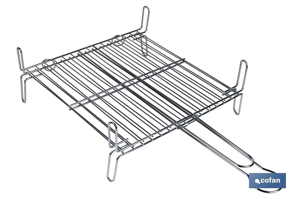 PARRILLA DOBLE ZINCADO 25x25cm 1 PARRILLA DOBLE ZINCADO 25x25cm