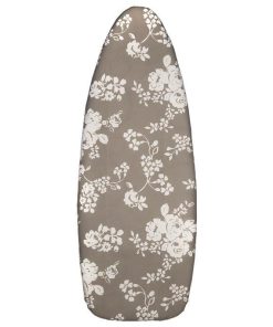 FUNDA TABLA PLANCHAR ACOLCHADA 140X60 FLORES BLANCAS