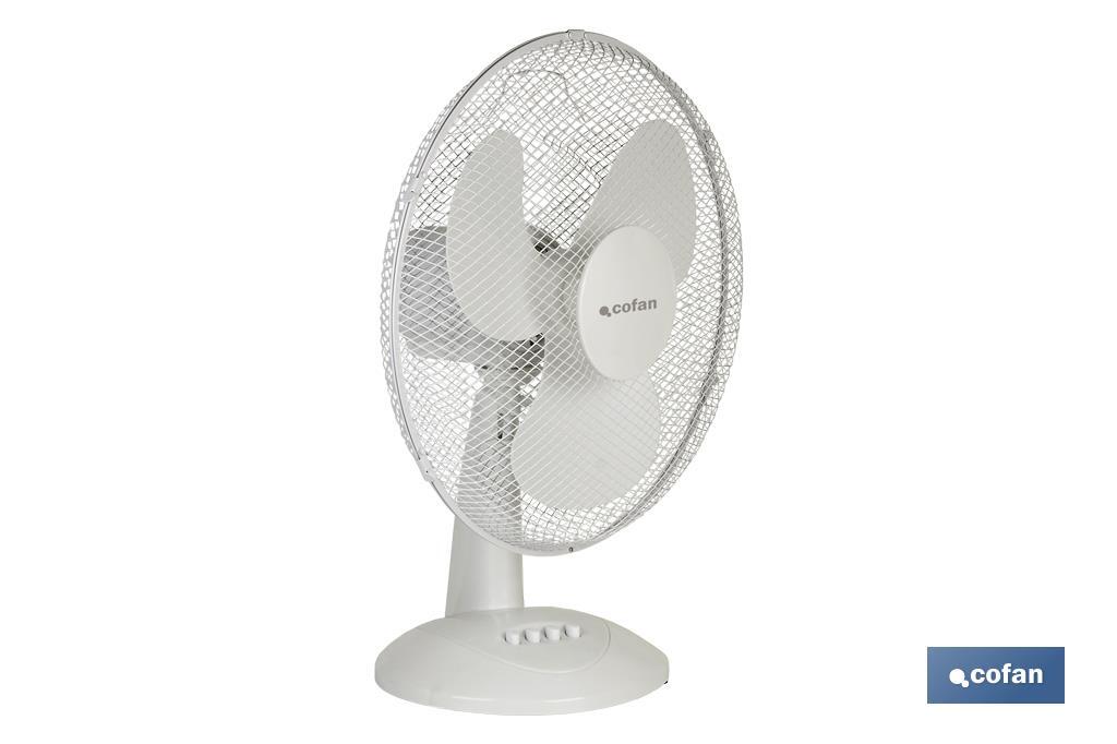 VENTILADOR 3 VELOCIDADES 44 W BLANCO 2 VENTILADOR 3 VELOCIDADES 44 W BLANCO - Imagen 2