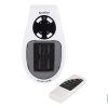 CALEFACTOR CERAMICO DE ENCHUFE CON MANDO A DISTANCIA 500 W 9 CALEFACTOR CERAMICO DE ENCHUFE CON MANDO A DISTANCIA 500 W