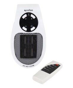 CALEFACTOR CERAMICO DE ENCHUFE CON MANDO A DISTANCIA 500 W
