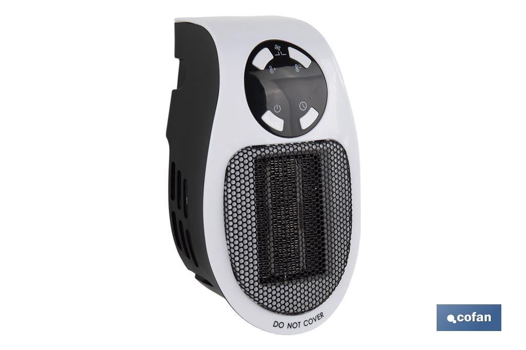 CALEFACTOR CERAMICO DE ENCHUFE CON MANDO A DISTANCIA 500 W 2 CALEFACTOR CERAMICO DE ENCHUFE CON MANDO A DISTANCIA 500 W - Imagen 2