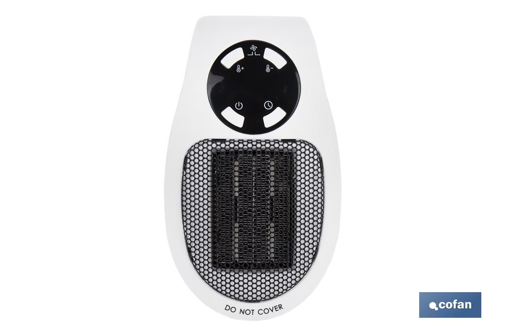 CALEFACTOR CERAMICO DE ENCHUFE CON MANDO A DISTANCIA 500 W 3 CALEFACTOR CERAMICO DE ENCHUFE CON MANDO A DISTANCIA 500 W - Imagen 3