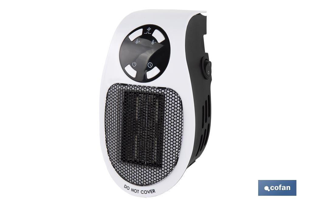 CALEFACTOR CERAMICO DE ENCHUFE CON MANDO A DISTANCIA 500 W 4 CALEFACTOR CERAMICO DE ENCHUFE CON MANDO A DISTANCIA 500 W - Imagen 4