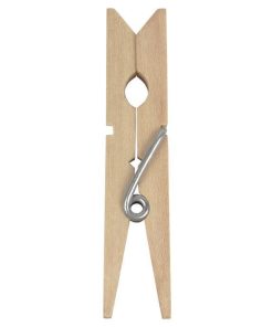 PACK 24 UDS PINZAS MADERA PRIMERA CALIDAD 7cm
