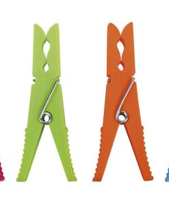 PACK 12 UDS PINZAS PLÁSTICO GRANDES 9cm