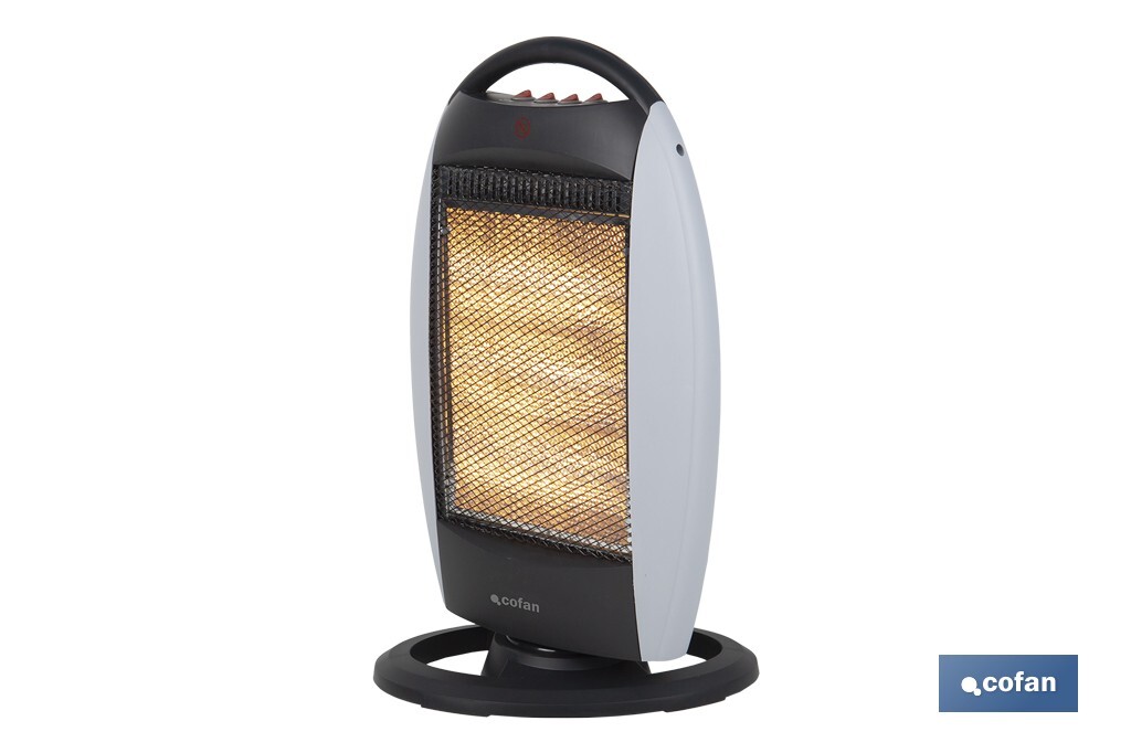 ESTUFA HALOGENA OSCILANTE 400/800/1200 W 1 ESTUFA HALOGENA OSCILANTE 400/800/1200 W
