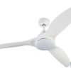 VENTILADOR DE TECHO BLANCO CON LUZ LED 132 CM 55 W 8 VENTILADOR DE TECHO BLANCO CON LUZ LED 132 CM 55 W