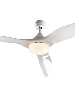 VENTILADOR DE TECHO BLANCO CON LUZ LED 132 CM 55 W 6 VENTILADOR DE TECHO BLANCO CON LUZ LED 132 CM 55 W