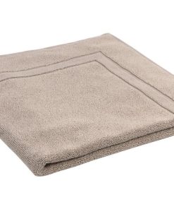 ALFOMBRA BAÑO BEIGE GR.1000 MODELO ABISINIA 60X60cm