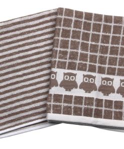 PACK 2 PAÑOS COCINA 50x50 TOSTADO