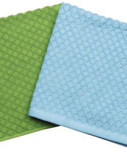 Alternative view of PACK 2 PAÑOS COCINA 50x50 VERDE/AZUL