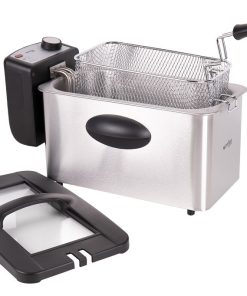 FREIDORA ELECTRICA ACERO INOXIDABLE 3L 2000W 6 FREIDORA ELECTRICA ACERO INOXIDABLE 3L 2000W