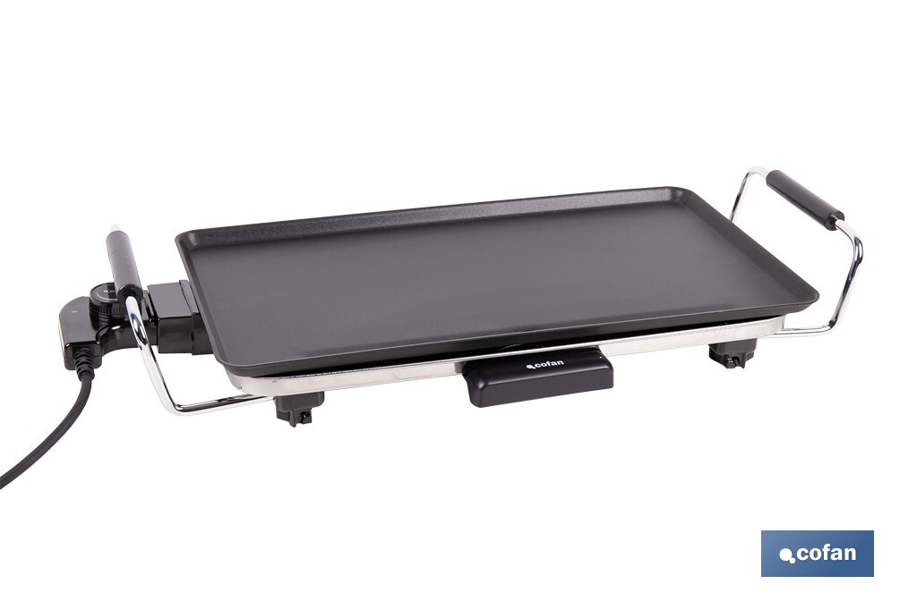 PLANCHA DE ASAR ELECTRICA 2000W 45 X 25 X 7 CM 2 PLANCHA DE ASAR ELECTRICA 2000W 45 X 25 X 7 CM - Imagen 2