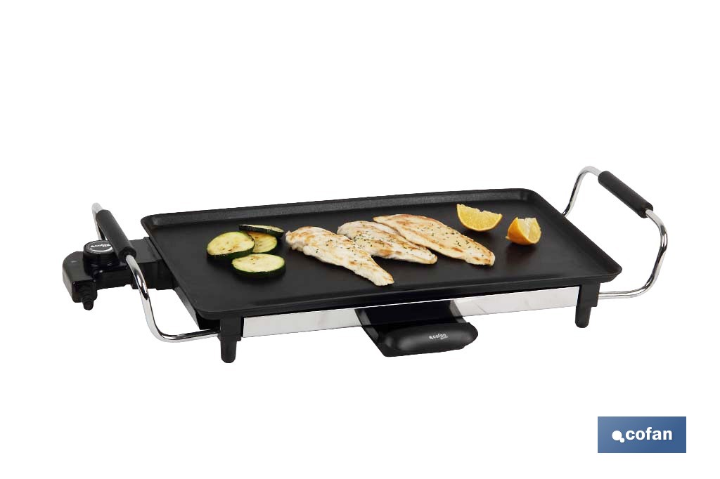 PLANCHA DE ASAR ELECTRICA 2000W 45 X 25 X 7 CM 1 PLANCHA DE ASAR ELECTRICA 2000W 45 X 25 X 7 CM