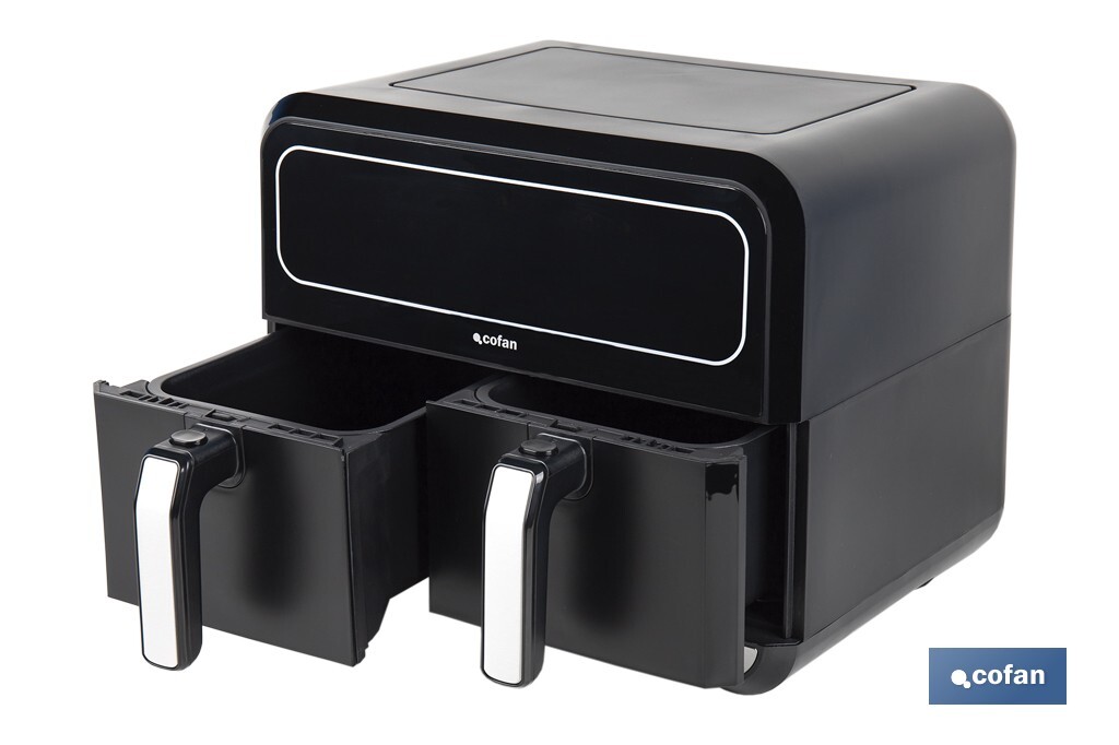 FREIDORA DE AIRE DUAL 8 L 1700 W 4 FREIDORA DE AIRE DUAL 8 L 1700 W - Imagen 4