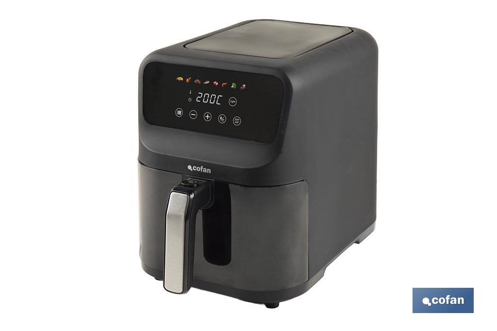 FREIDORA DE AIRE DIGITAL SLIM CON VENTANA 5 L 1500 W 2 FREIDORA DE AIRE DIGITAL SLIM CON VENTANA 5 L 1500 W - Imagen 2